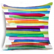 Lovely Cosy Rainbow Striped Multicolor Decorative 