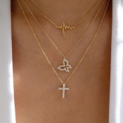 LW Chic Butterfly Gold Necklace