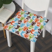 Lovely Cosy Print Multicolor Chair Pads