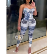 Lovely Party Bateau Neck Letter Print Patchwork Wh