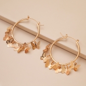 Lovely Trendy Butterfly Gold Earring