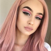 Lovely Chic High-temperature Resistance Pink Wig