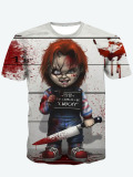 LW Men Character Cartoon Print T-shirt