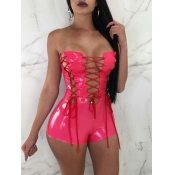 Lovely Sexy Off The Shoulder Bandage Hollow-out De