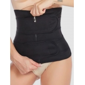 LW Sportswear Zipper Design Black Bustiers