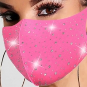 LW Chic Sequined Decoration Face Mask