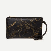 Lovely Casual Gradient Black Purse