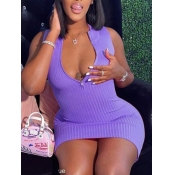 LW COTTON Material Series Rib-Knit Zipper Design D