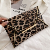 LW Leopard Print Clutch Bag