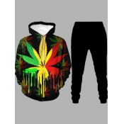 LW Men Floral Print Oversized Pants Set