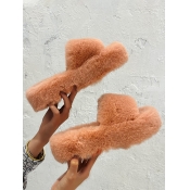 LW Plush Platform Shoes