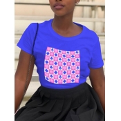 LW Geometric Poker Print T-shirt