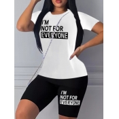 LW BASICS Plus Size Not For Everyone Letter Print 