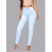 LW BASICS Casual Skinny Baby Blue Jeans