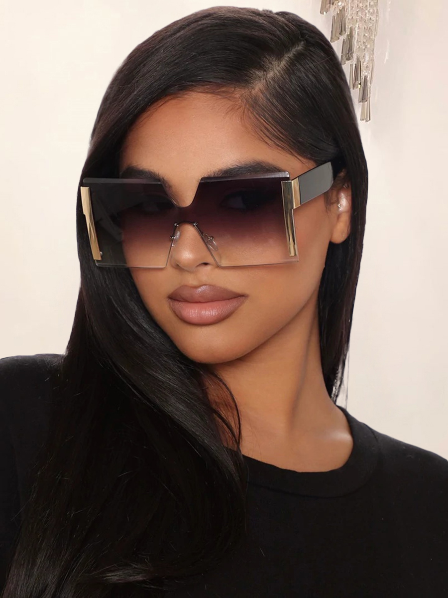 LW Gradient Rectangular Sunglasses