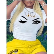 LW Plus Size Crown Eye Print T-shirt