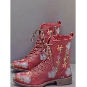 LW Floral Decor Booties