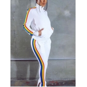 LW Rainbow Striped Tracksuit Set