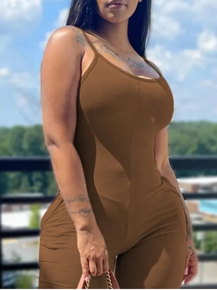 LW BASICS Pocket Design Cami Jumpsuit
