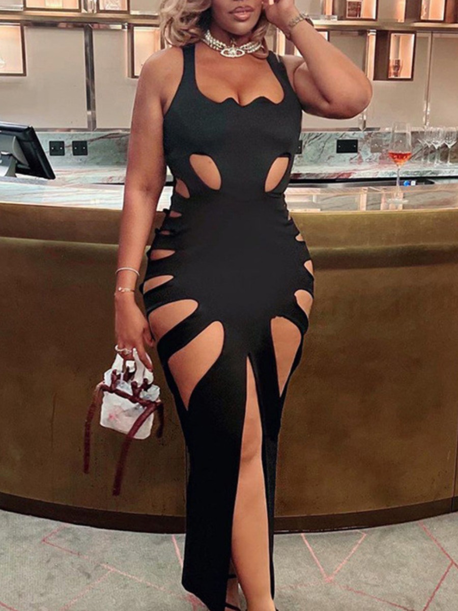 LW SXY Cut Out Bodycon Cami Dress