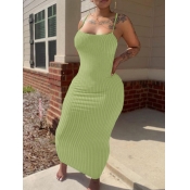 LW BASICS Rib Knit Bodycon Cami Dress