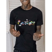 LW Cookies Letter Print T-shirt