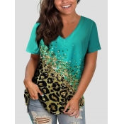 LW Basic Print Regular Polyester T-shirt