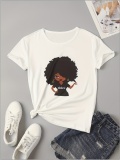 LW Figure Letter Print T-shirt