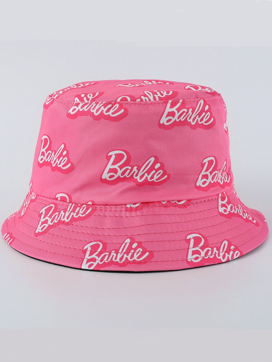 LovelyWholesale Letter Print Fisherman Sunshade Hats Fall Casual Pattern Spring Summer 2024