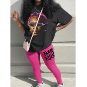 LW None Figure Two-piece Pants Set