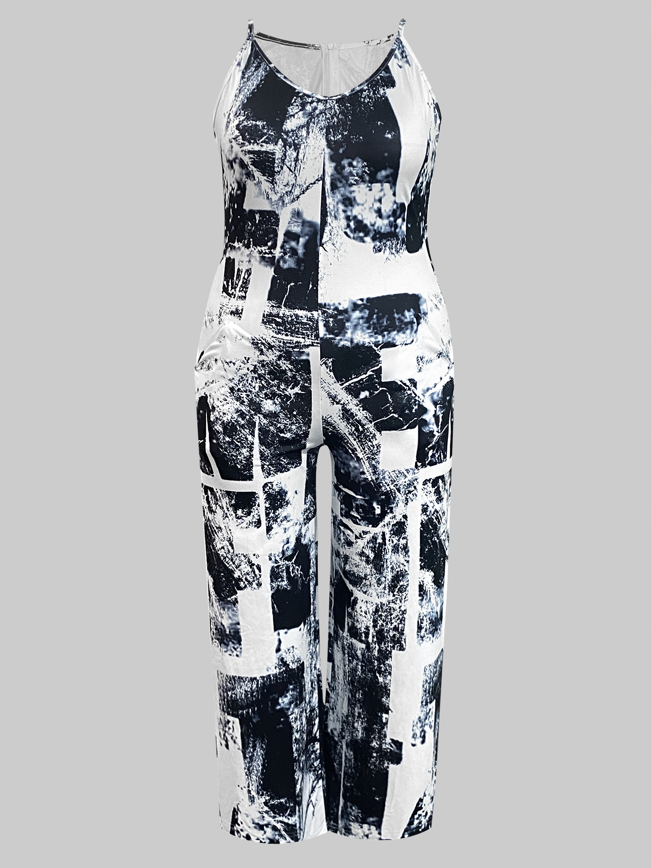 LW Plus Size Tie Dye Wide Leg Cami Jumpsuit 2X