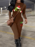 LW Plus Size Cartoon Print Skinny Jumpsuit