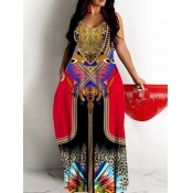 LW Plus Size Mixed Print Cami Loose Dress