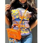 LW Graffiti Mixed Print T-shirt