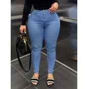 LW Mid Waist High Elasticity Jeans