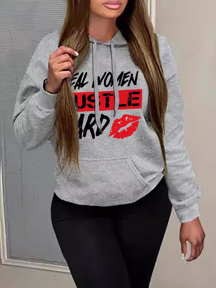 LW Pattern Letter Sweatshirt