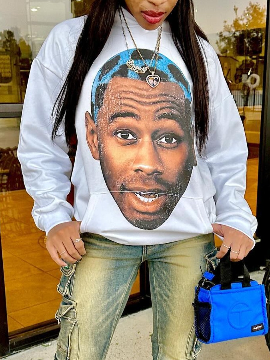 LW Pattern Figure Hoodie