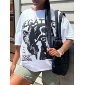 LW Pattern Mixed Print T-shirt