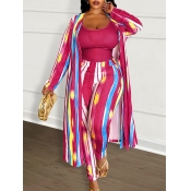 LW BASICS Plus Size Cami Tie Dye Drawstring Three 