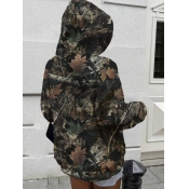 LW Pattern Mixed Print Hoodie