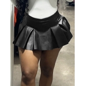 LW BASICS Plus Size Solid Color Skirts