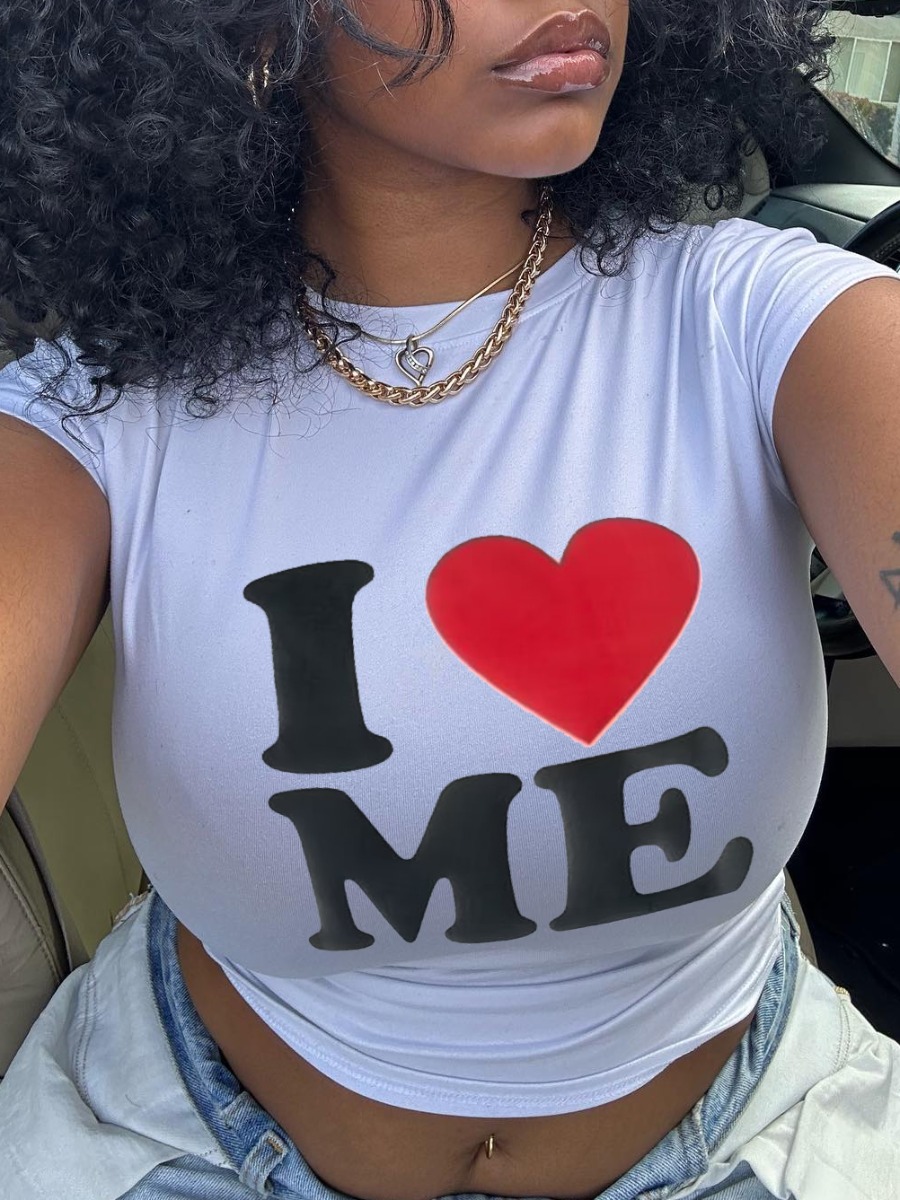 LW Pattern Letter T-shirt