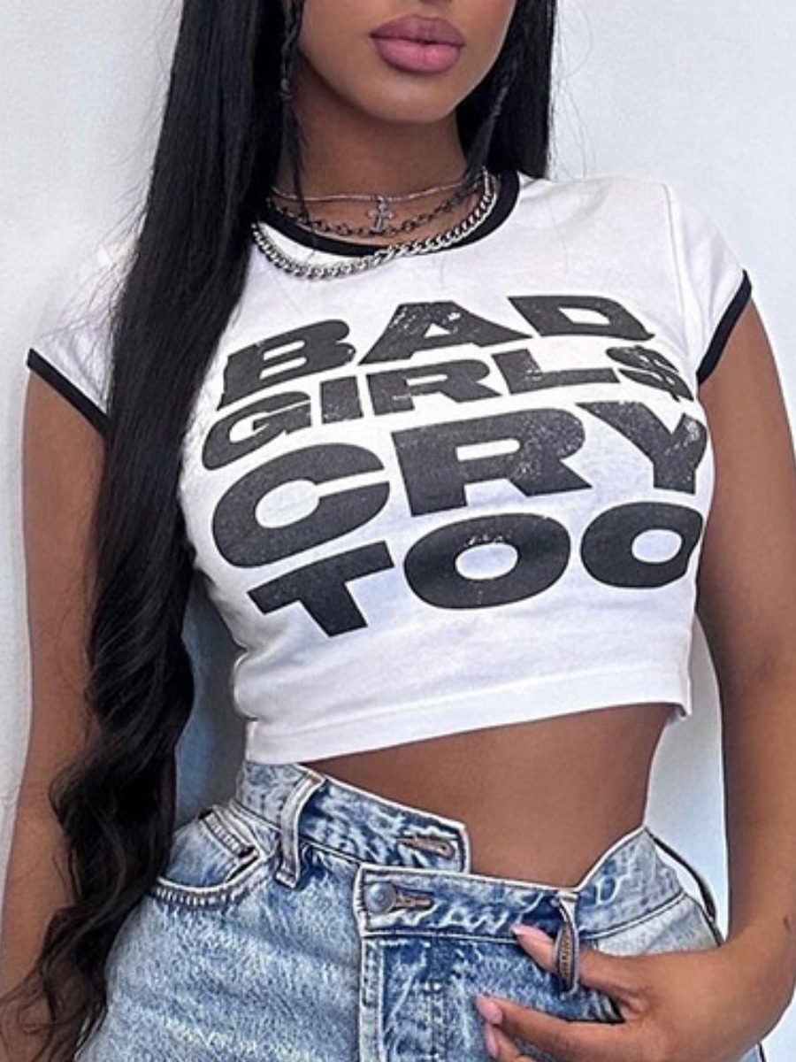 LW Pattern Letter T-shirt