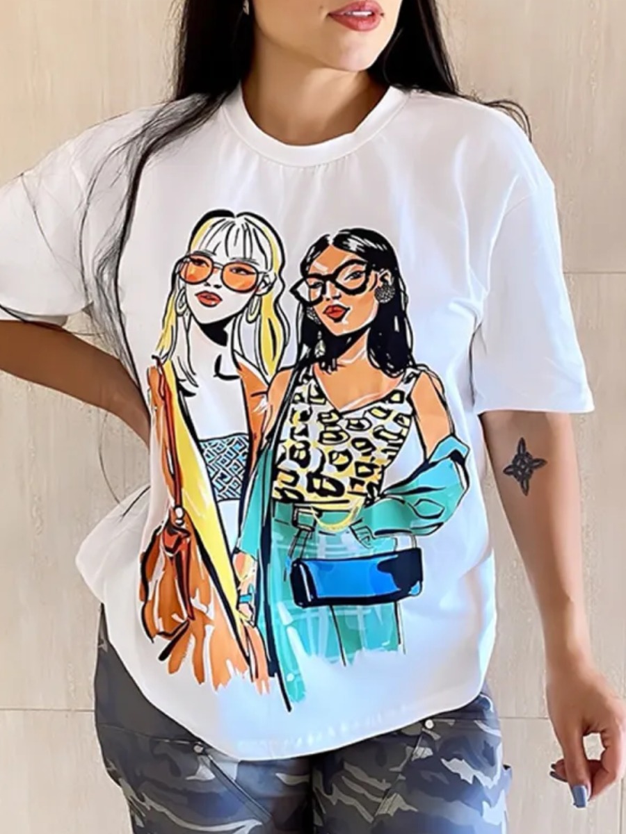 LW Pattern Figure T-shirt