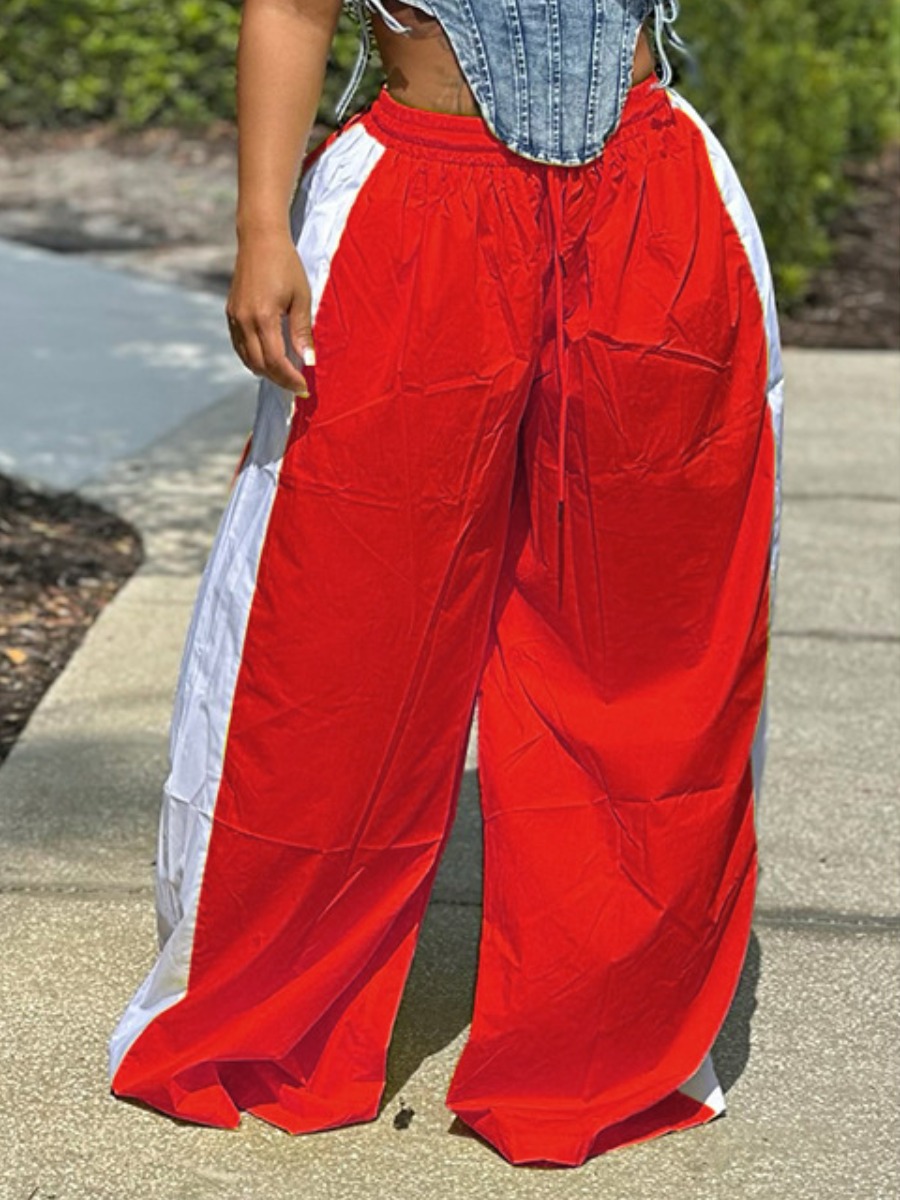 LW Bandage Design Striped Pants