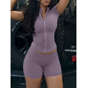 LW BASICS Casual Blending Mandarin Collar Solid Co