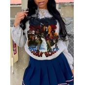LW Pattern Figure Sweatshirt
