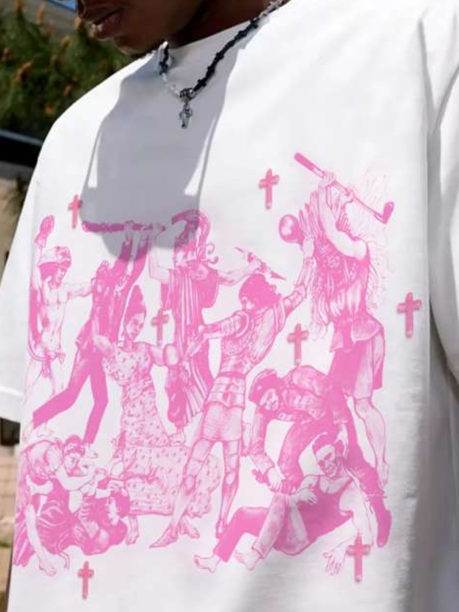 LW Men Pattern Figure T-shirt