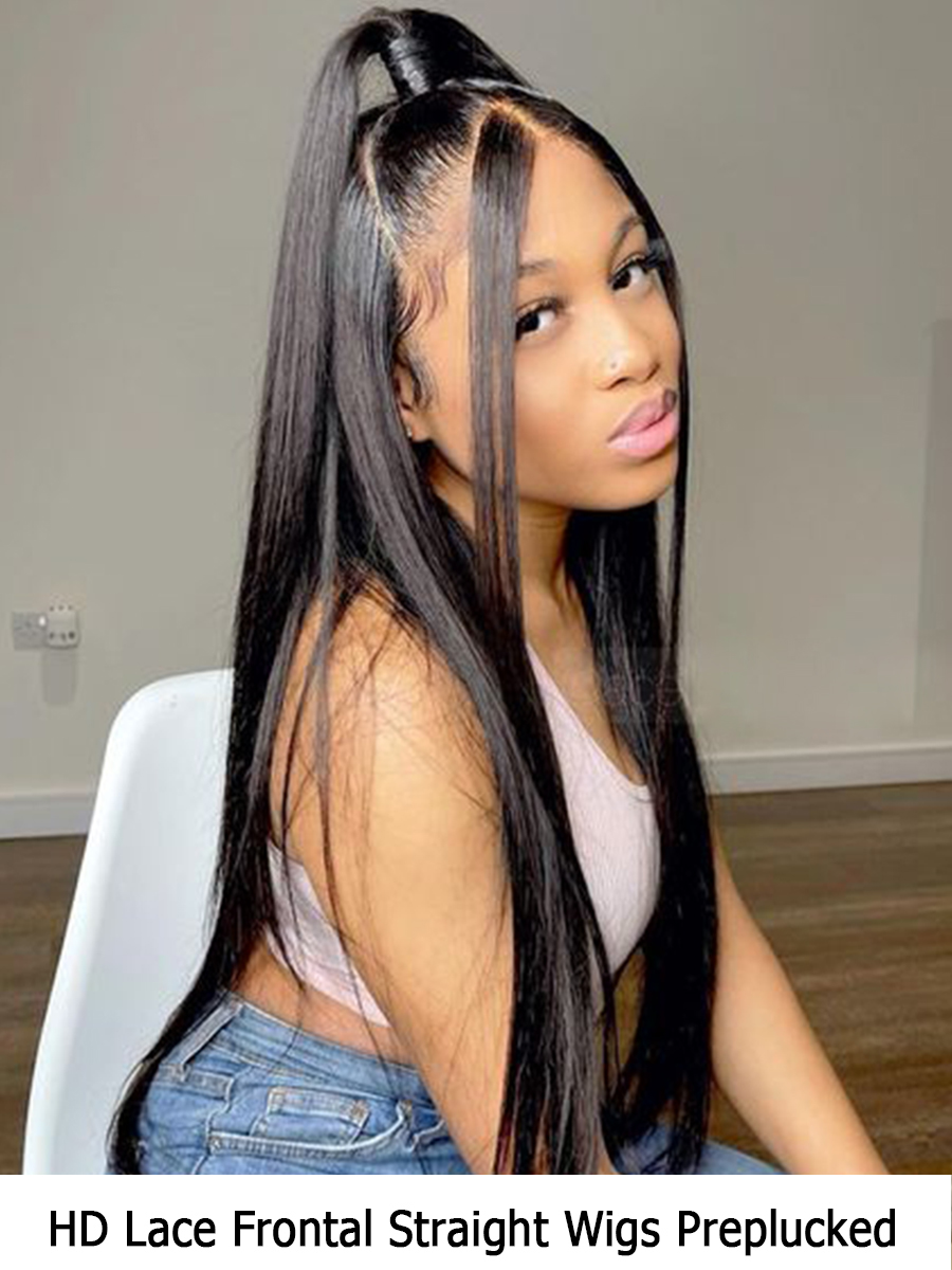 Essential Pro Lace Frontal Pre Plucked Straight Hu